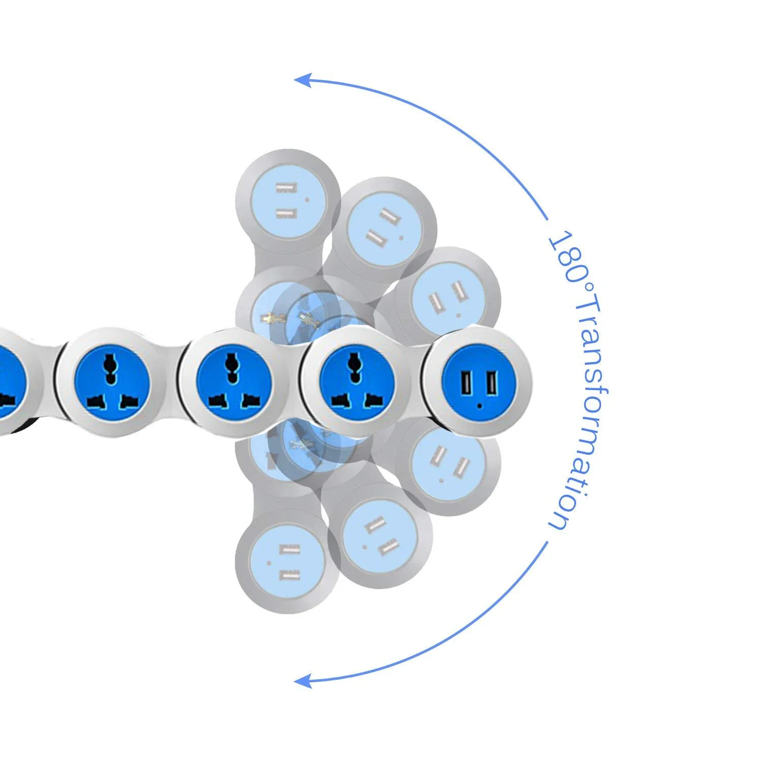 مقابس المنافذ الكهربائية العالمية ، مقبس حماية من الاندفاع ، كابل تمديد USB ، توفير المساحة ، عملي ، المنزل والمكتب ، m