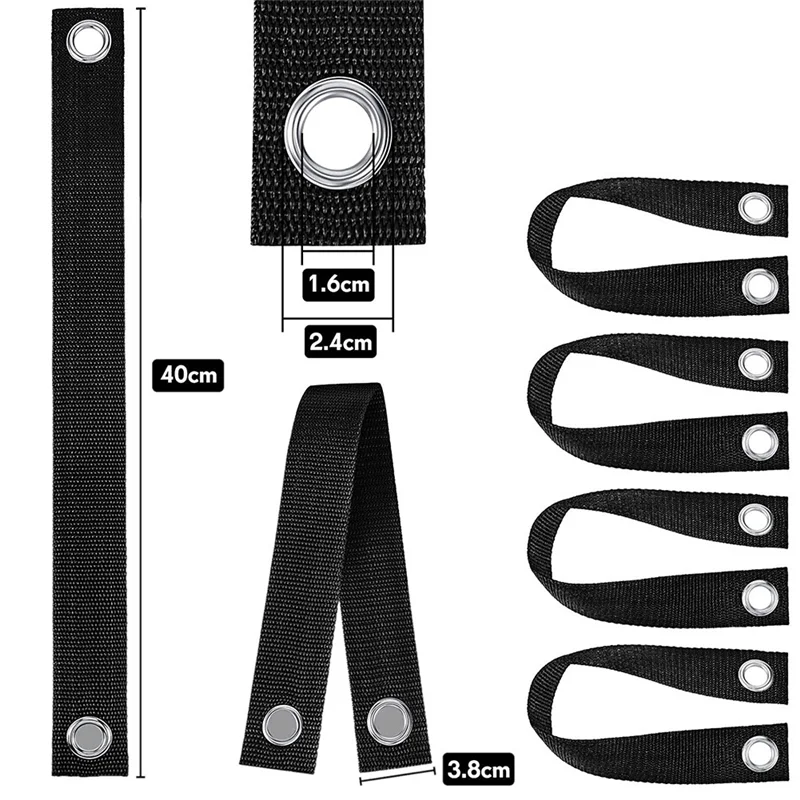 SCLS Tree Straps 15.74 Inch For Staking With Grommet For Guying/Staking Newly Planted Saplings And Hurricane Protection