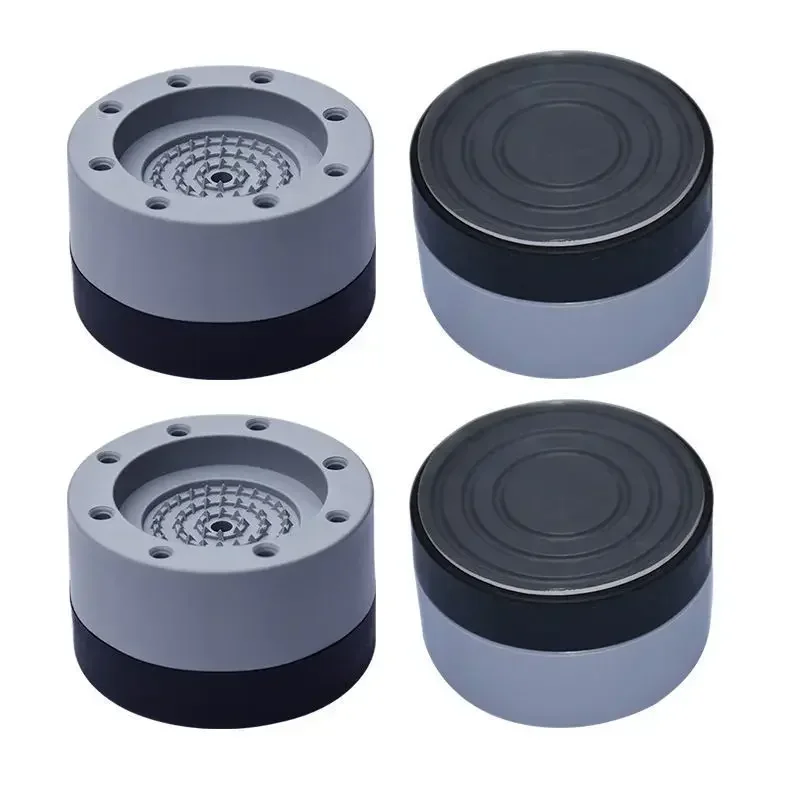 4Pcs Anti Vibration Feet Pads Rubber Legs Slipstop Silent Skid Raiser Mat Washing Machine Support Dampers Stand Furniture