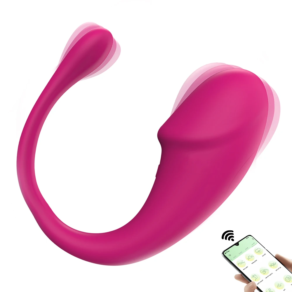 Wearable Vibrating Egg APP Remote Control Dildo Vibrator G-Spot Clitoral Stimulator 9 Modes Female Sex Toy For Couples