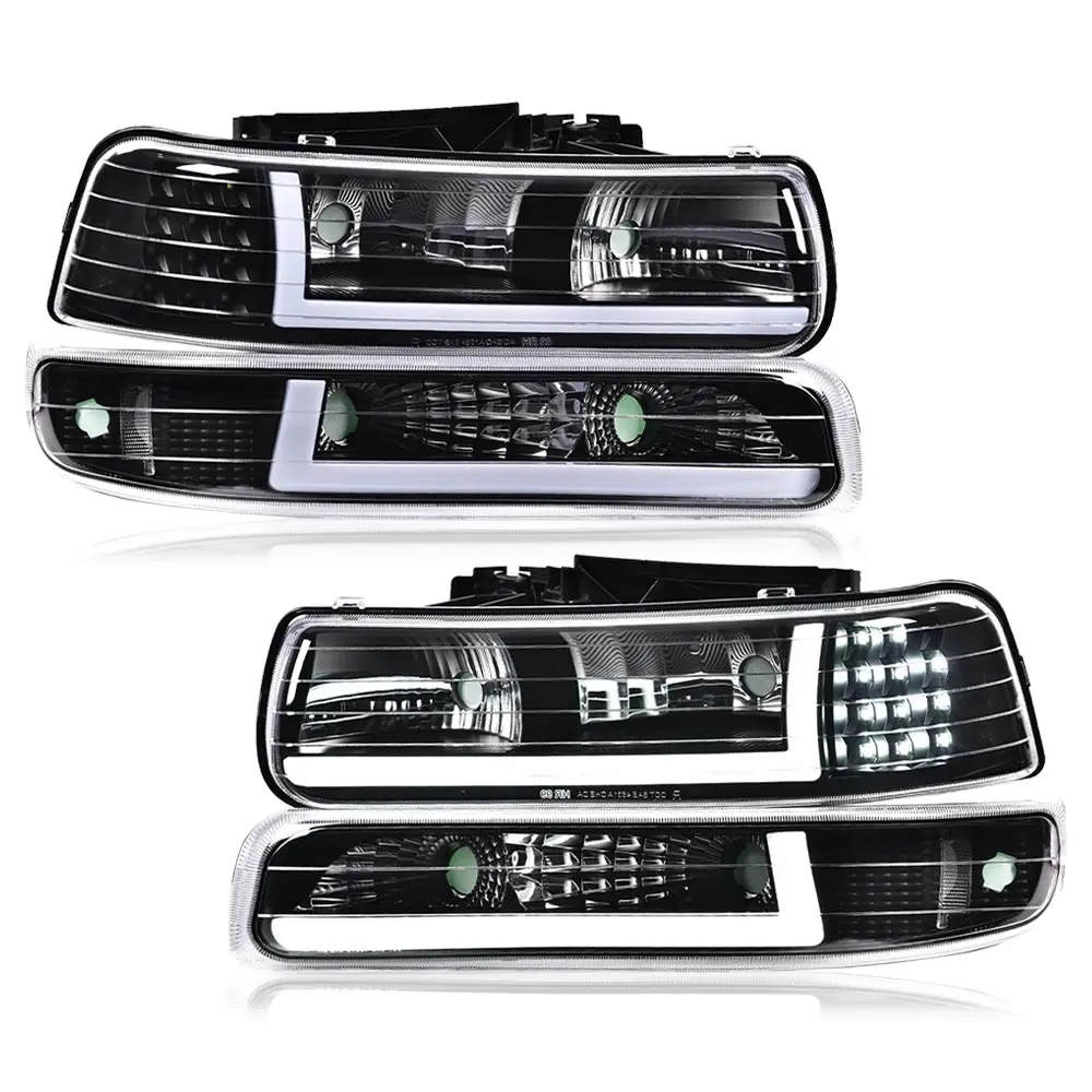 

Led Drl Headlights for Chevy Silverado 1999-2002 /Silverado 1500Hd 2500Hd 2001-2002 /Tahoe Suburban 1500 2500 00-06 Left+Right