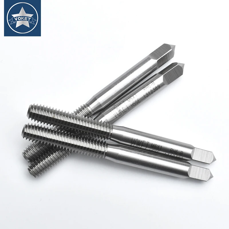 VOKET HSSE-M42 JIS Standard Roll Forming Tap M0.5 M0.6 M2 M3 M4 M5 M6 M7 M8 M9 M10 M11 M12 M14 M16 Machine Screw Thread Taps