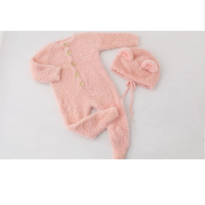 2023 Newborn romper photography props,baby handmade bear clothes for baby shoot