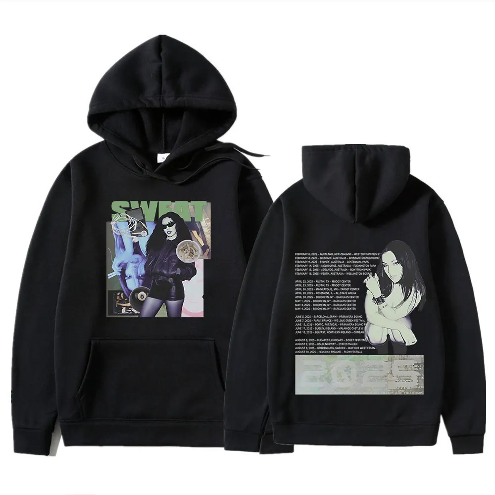 

Rapper Charli XCX Tour 2025 Album Merch Hoody Men Women Fashion Harajuku Pullover Sweatshirt Vintage Hot Sale Hoodies Streetwear