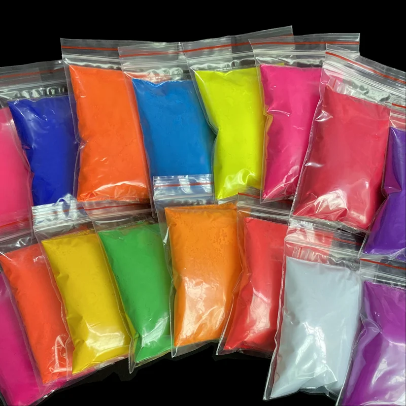 20 г яркий флуоресцентный УФ-неоновый порошок, фосфорный дизайн ногтей, пыль, тени для век, мыло, маникюрный пигмент, УФ-реактивный акриловый порошок