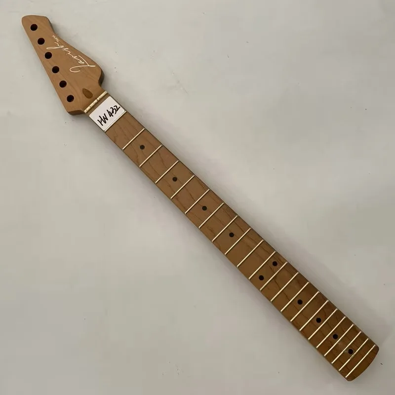 HN432 Roasted Maple Guitar Neck Custom Order for ST Guitar Replace 22 Frets Right Hand DIY Parts
