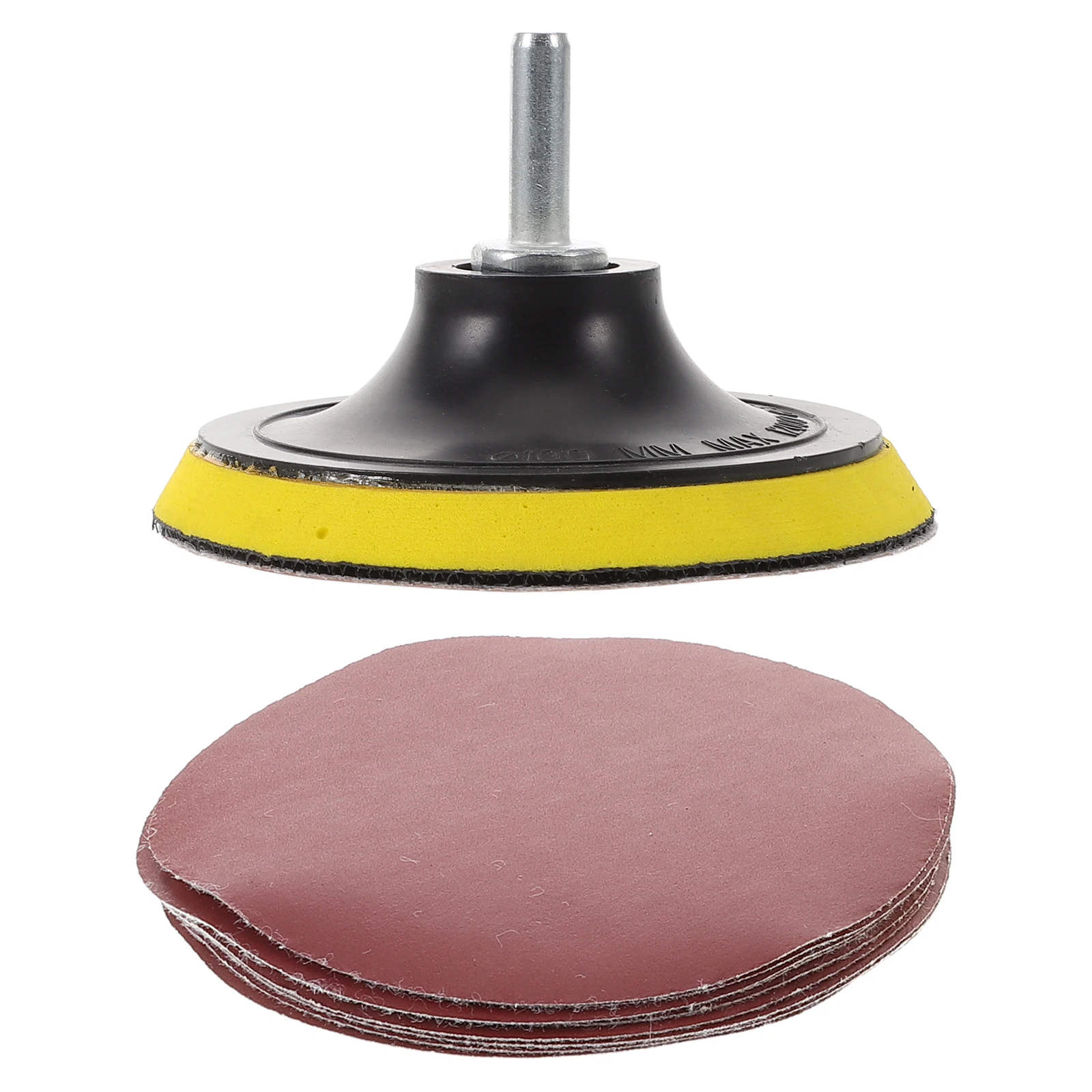 

10pcs Round Sandpaper Poles High Quality Durable Anti Static Suitable For Metal Wood Plastic Polishing Grinding Tools