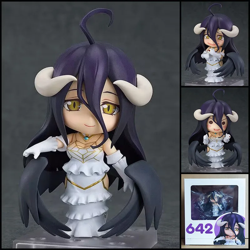 

642# Undead King Albedo Devil Figures Anime Overlord Movable Model Doll Set Collectible Model Doll Toy Gift Regular Version