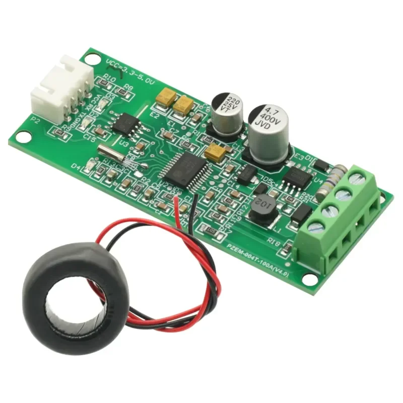 AC Digital Multifunction Meter Watt Power Volt Amp Current Test Module ForTTL COM2\COM3\COM4 0-100A 80-260V Arduino Module