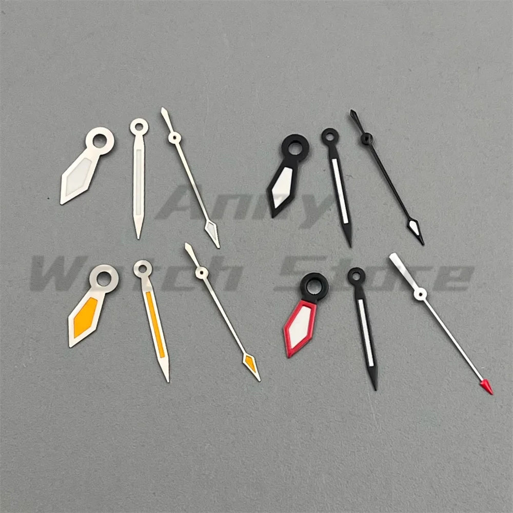 Silver Black Yellow Red Watch Hands Luminous Fit NH35 NH36 ETA 2824 2836 Miyota8215 8205 821AMingzhu DG2813 3804 PT5000 Movement