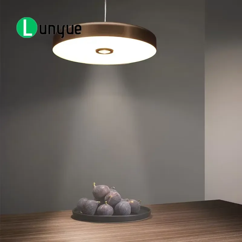 Modern LED Chandelier COB Ra90 2.4G APP Control 3000K Warm Light Anodized Champagne Simple Luxury Style for Living Room