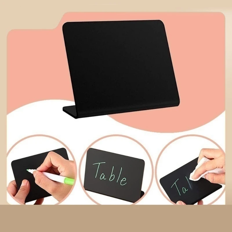 Mini Chalkboards Reusable Chalkboard Labels Erasable Message Board Chalk Board