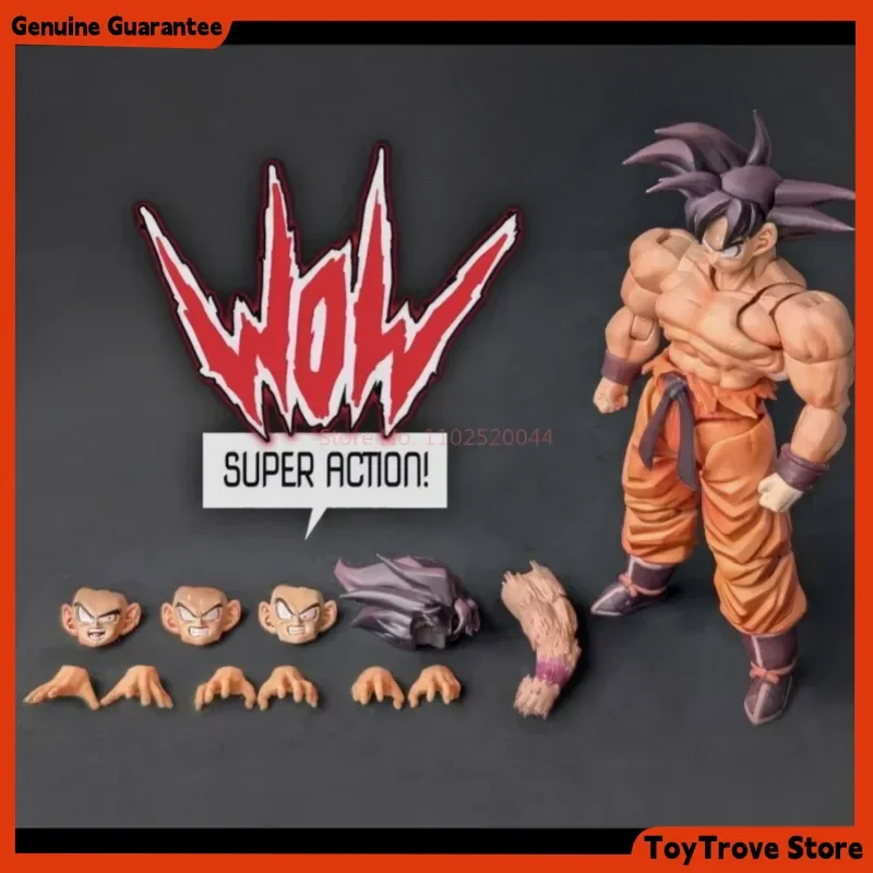 

Wow Super Action Studio Dragon Ball Z Son Goku Shf Super Saiyan Son Goku Kaiouken Anime Action Figure Model Toys Gifts