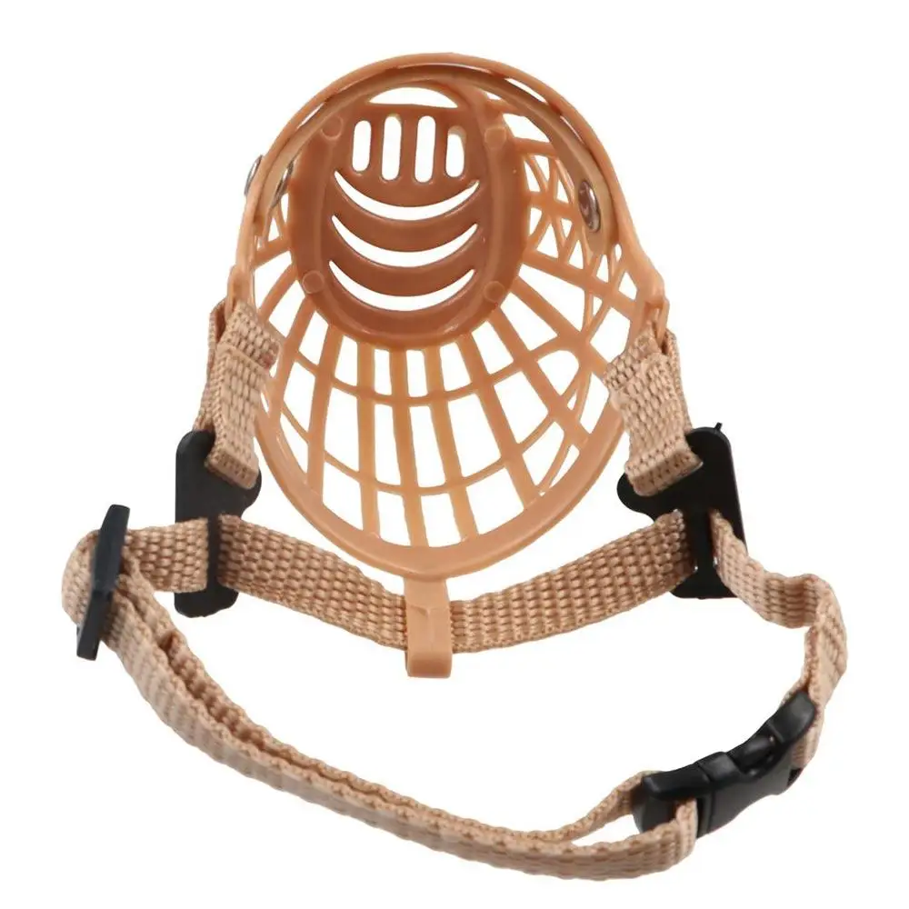 Breathable Bark Mesh Anti-biting Plastic Pet Supplies Mouth Grooming Dog Mask Pet Dog Muzzle