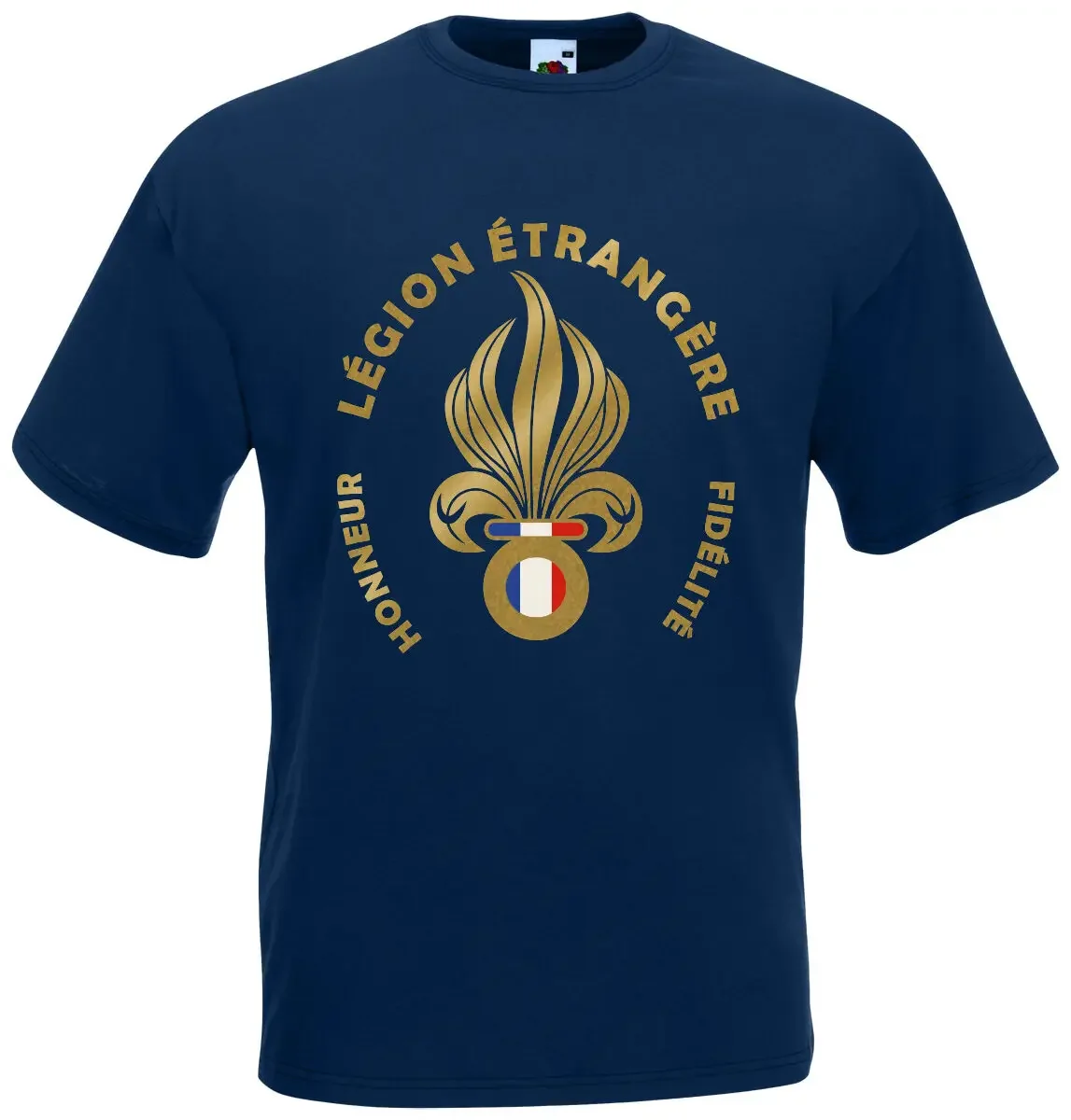 Legion Etrangere French Foreign Regiment Granate Emblem T-Shirt 100% Cotton O-Neck Short Sleeve Summer Casual Mens T-shirt