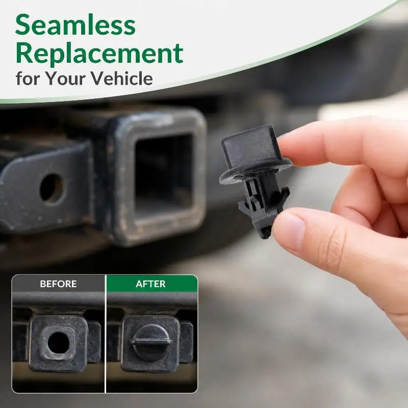 Cover Nuts Bumper Hitch Car Accessories Direct: Replacement Plastic Rear 2014-2022 Practical Parts