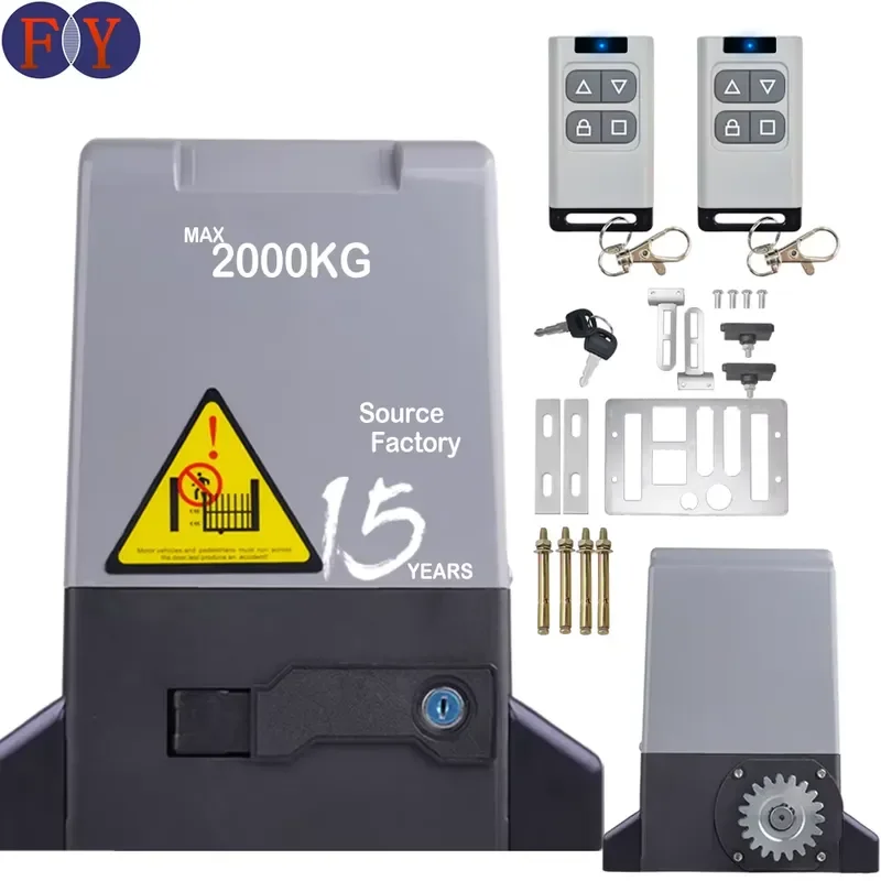 Superior Quality 1200W Controlled Farm Gate Automated Entrance Doors Residential Sliding Door System with Motor