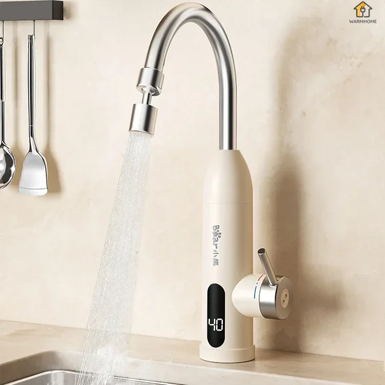 kitchen new style Electric water faucet instant heating fast heating  treasure hot and cold dual use water heating home