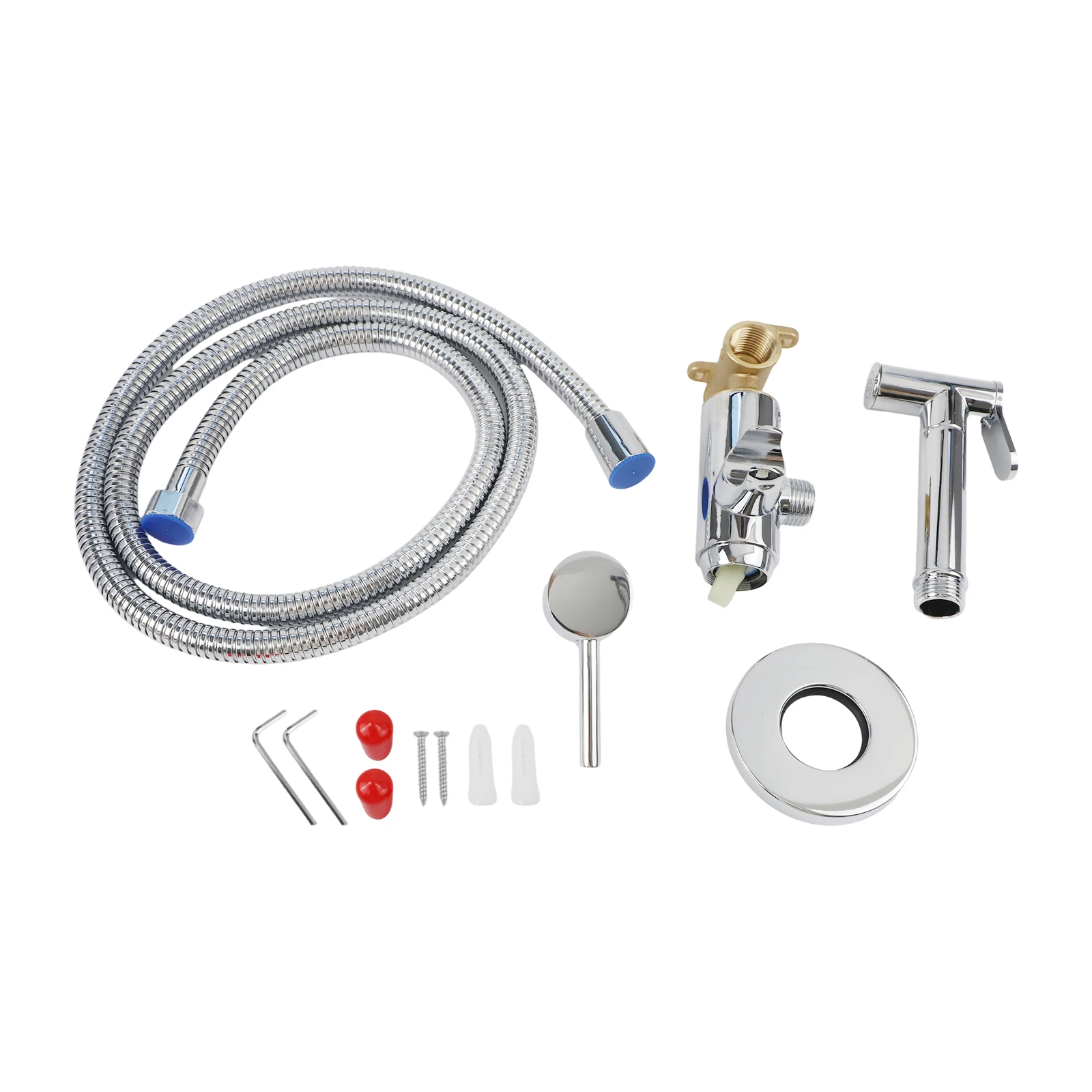 Adjustable Pressure Bidet Sprayer Zinc Alloy Material Easy Installation Adjustable Water Pressure Sprayer Cleaner