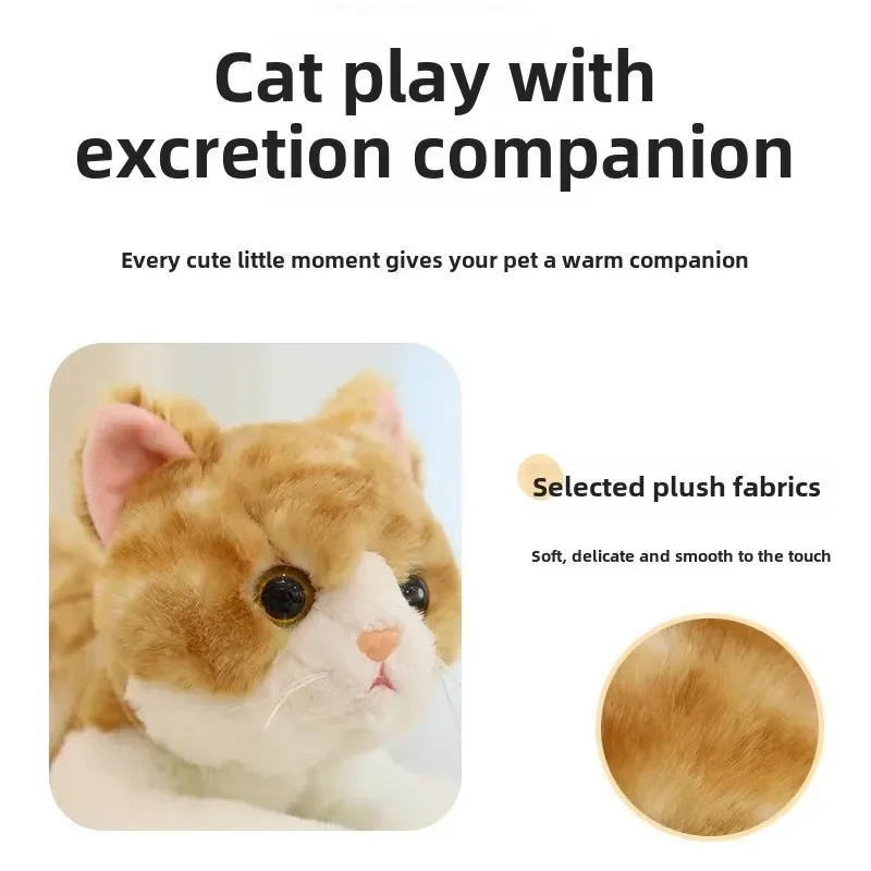 لعبة تثقيب القطط الذكور تتوافق مع النوم منذ مرحبا لتخفيف الملل الحيوانات الأليفة لدمية رفيق القط الأنثوية المزيفة الأخرى #3