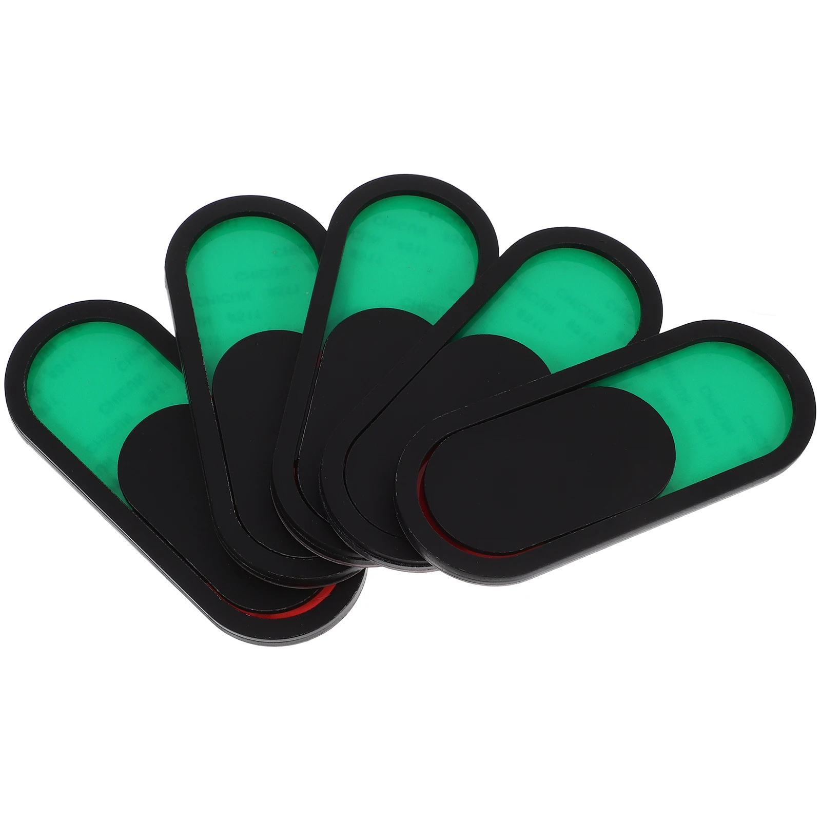 5 Pcs Status Notification Board Bathroom Sign Acrylic Door Indicator Busy Black Office