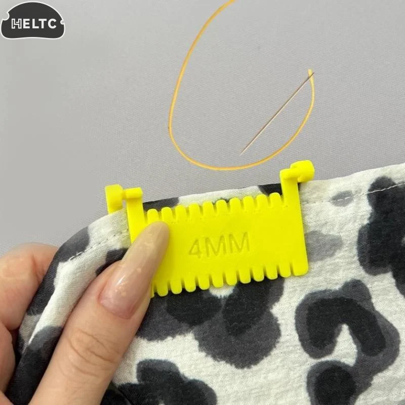 Quilting Project Essential Sewing Gauge Tool Quilting Hemming Edge Stitch Guide Lock Seam Ruler Sewing Stencil Practical Helpers