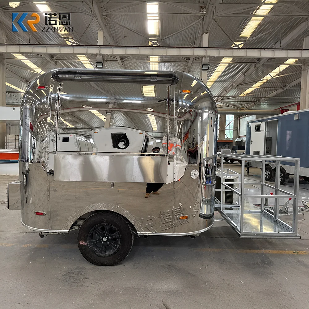 Australia Standard Bakery Food Trailer Square Outdoor Concession Pizza Fryer Griddle Truck In Sale
