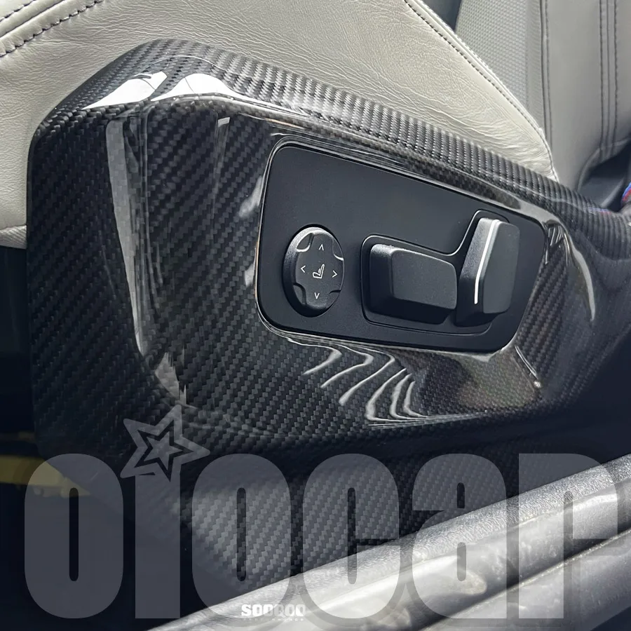 

oiomotors High Quality Dry Carbon Fiber Front Seat Side Cover Shell For BMW G90 M5