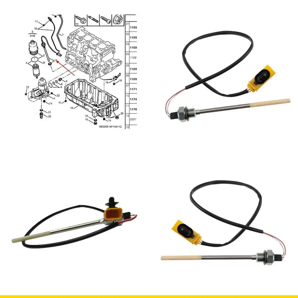 SZCH Level Monitoring Device 1131F7 96440931 Oil Level For 206 207 307