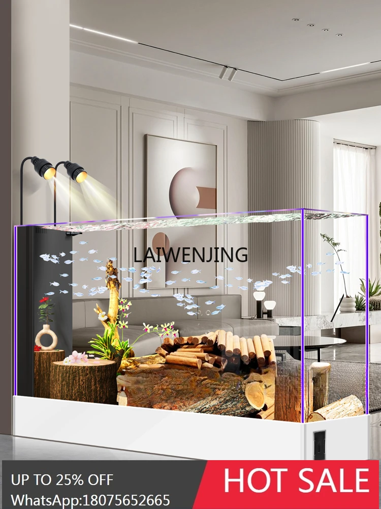 

SGF living room floor partition aquarium household ecological water-free glass fish tank