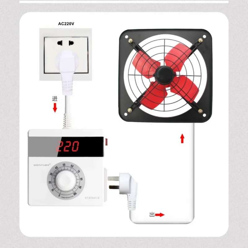 منظم جهد إلكتروني ، تنظيم سرعة مروحة المحرك ، فرن كهربائي ، أنبوب تسخين ، منظم درجة الحرارة ، age W ، AC ww
