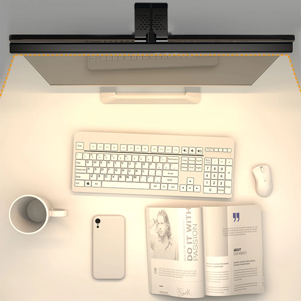 

Светодиодная лампа-бар для монитора с регулировкой яркости, USB-питание, подвесная настольная лампа для защиты глаз
