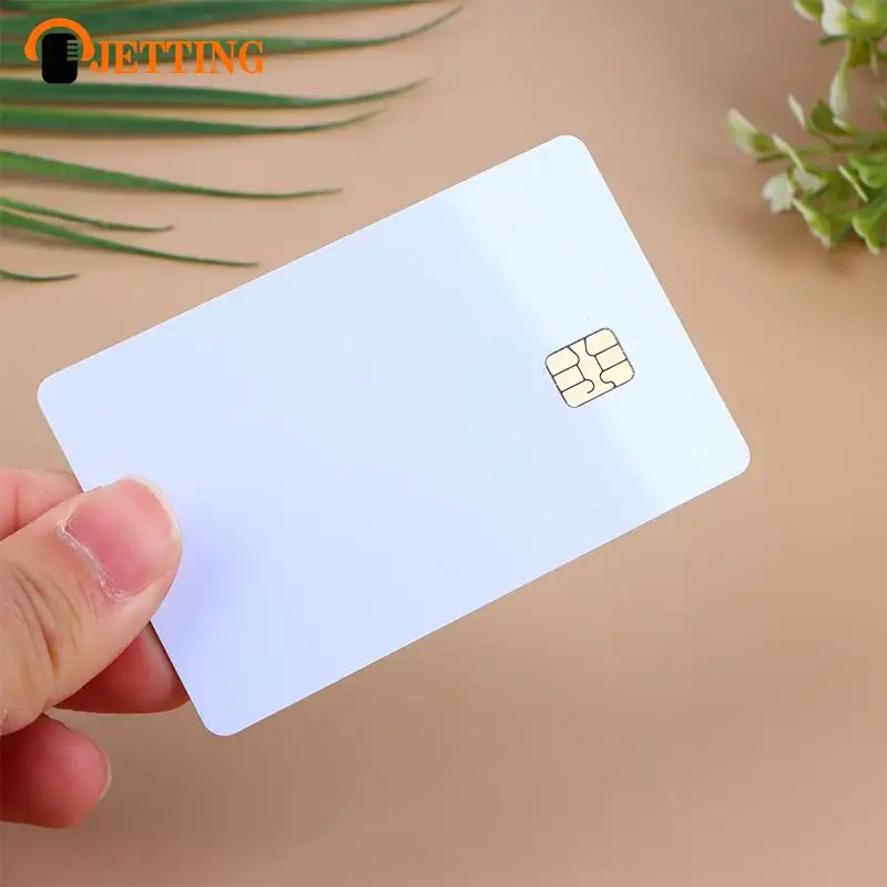 5 Pcs Sle4442 Chip Blank Smart Card With Magnetic Strip Hico 3 Track Inkjet PVC Contact Type Composite IC Card