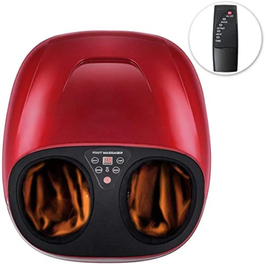 

Shiatsu Foot Massager Adjustable Intensity Home or Office Electric Foot Massager with Remote Control Deep Kneading Rolling Mass
