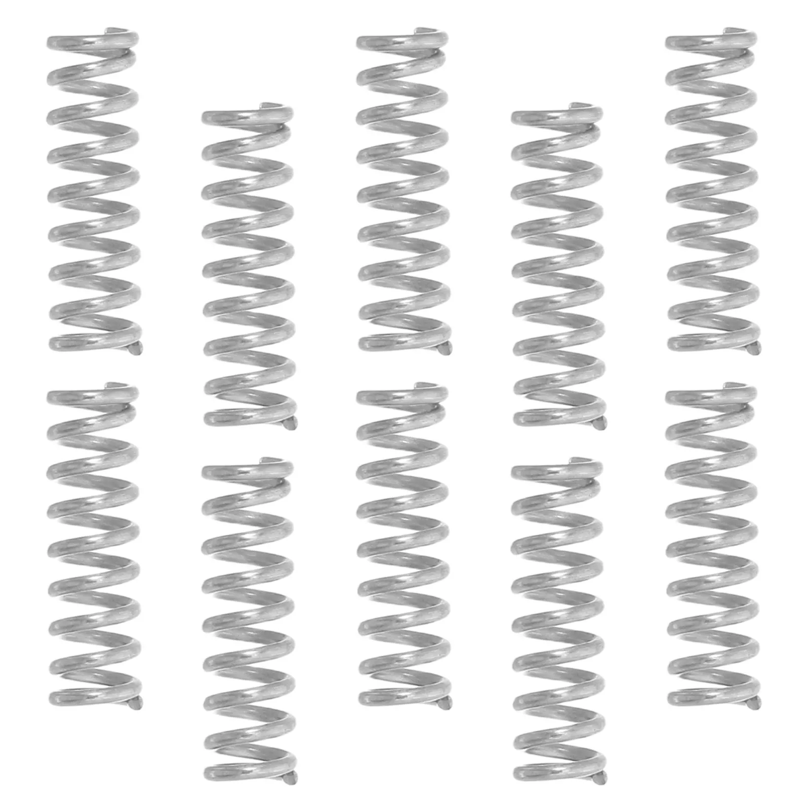 10Pcs Ballpoint Pen Springs Stainless Steel Compression 0.47x0.14in Replacement for Click Pen Mechanism Smooth Writing Repair