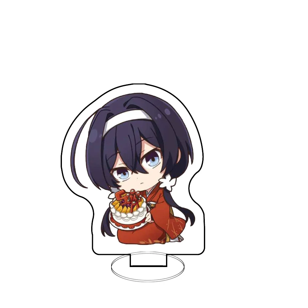10CM Anime Stray Dogs Acrylic Keychain Stand Model Ornament Accessories Goods Christmas Gifts