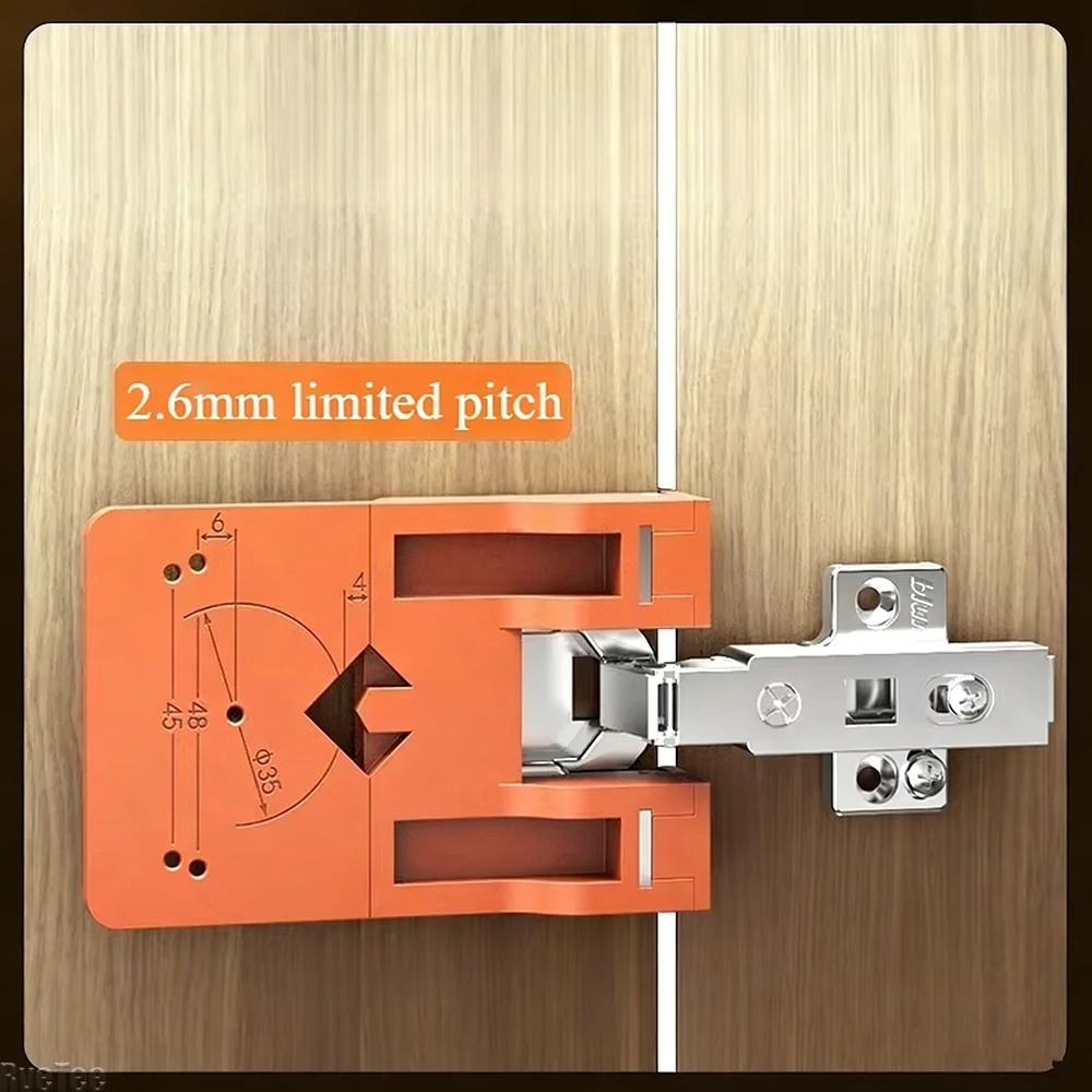 Magnetic Fixing Plate Hinge Installation Fixing Plate Portable Fixator Woodworking Cabinet Door Hinge Mounting Auxiliary Tool