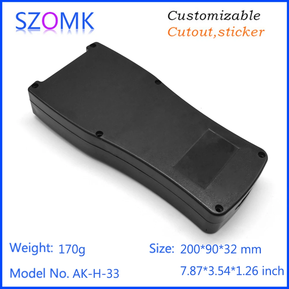 1Piece Plastic handheld enclosure 200*90*32mm7.87*3.54*1.26inch electronics 2014 new plastic junction box plastic enclosure