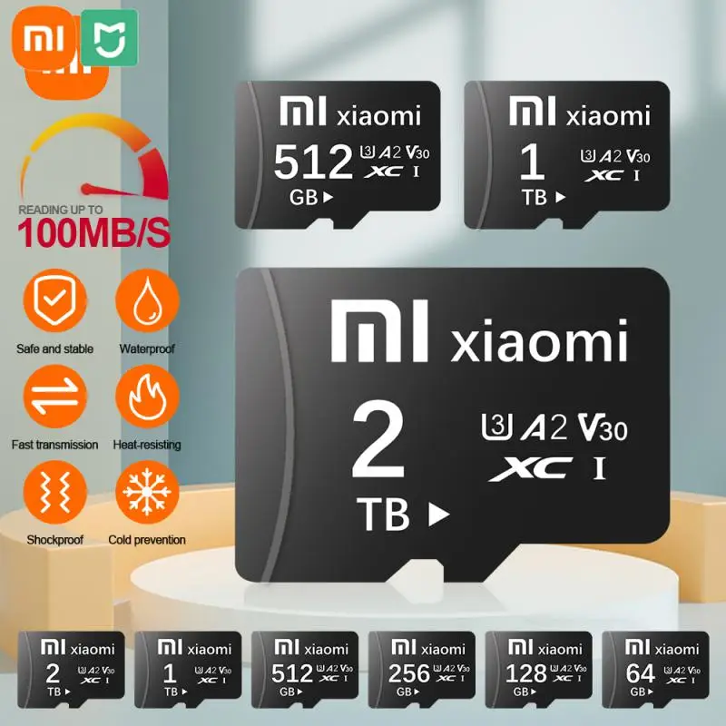 XIAOMI-tarjeta de memoria SD mijia Original, dispositivo de 128GB, 256GB, 512GB, 1TB, Clase 10, SD/TF, Flash, para cámara/teléfono, novedad