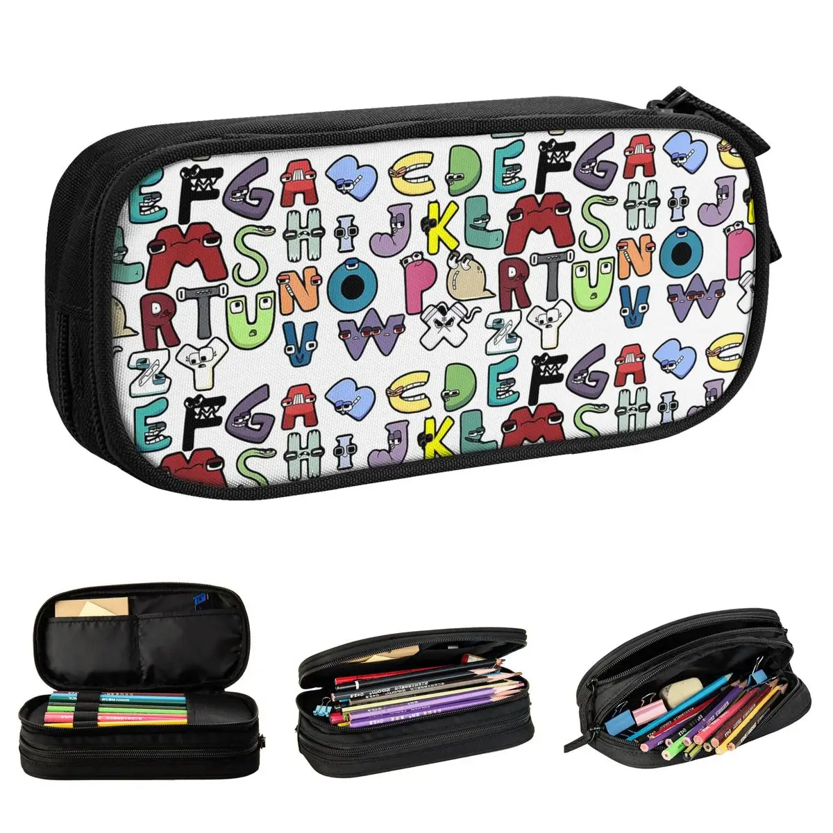 

Alphabet Lore Costume For Boys Pencil Case Matching Learning 26 Letters Pen Bag Girls Boys School Supplies Gift Pencil Pouch