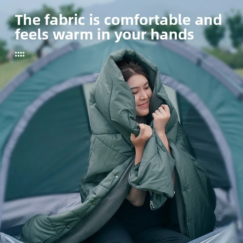 Outdoor graphene heating blanket Intelligent regulation heating shawl cover quilt Multifunctional electric blanket