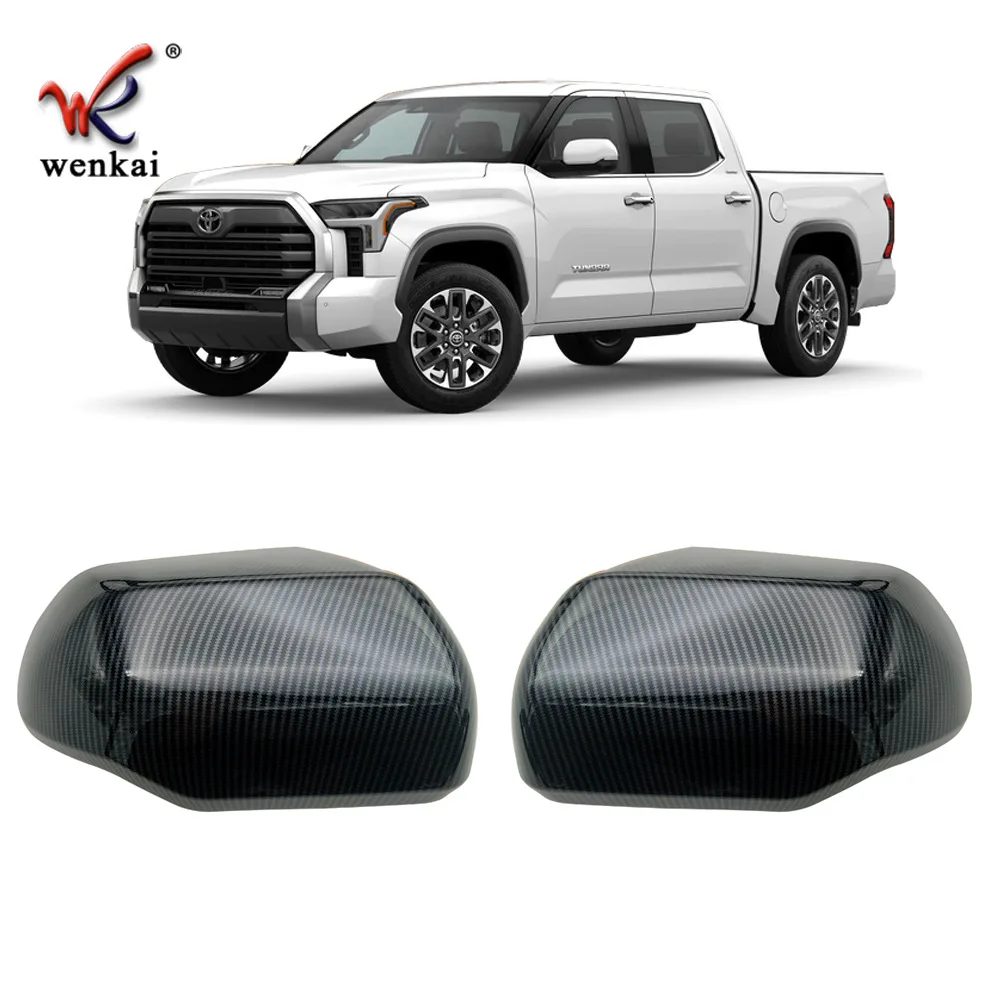 For Toyota Tundra XK70 3rd Generation 2022-2024 Sequoia XK80 Car Door Side Wing Fender Rearview Back Mirror Cap Trim