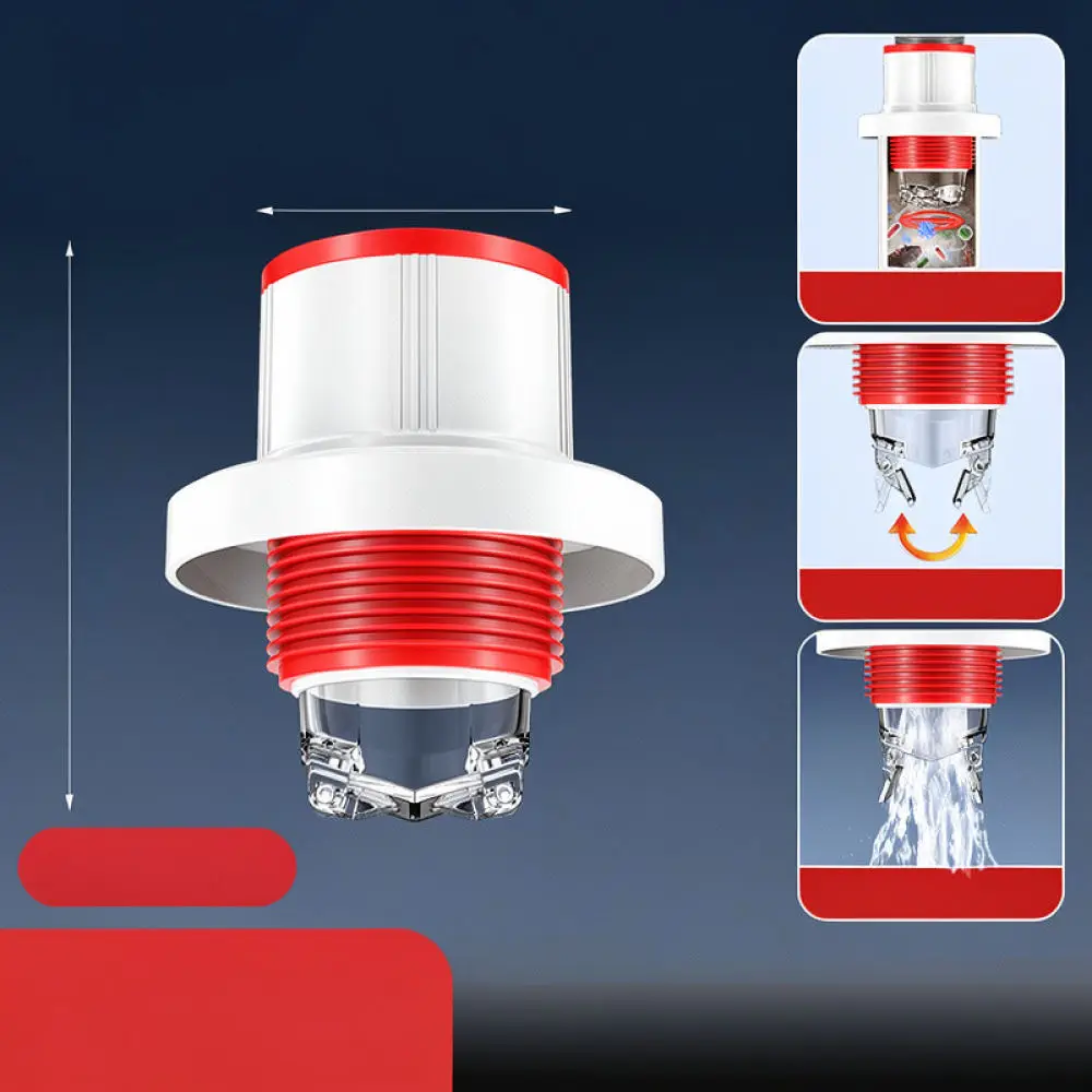 Bathroom Basin Drain Anti Odor Sealer Kitchen Sewer Pipe Deodorant Plug Waste Water Pipe Sealing Fitting Connector