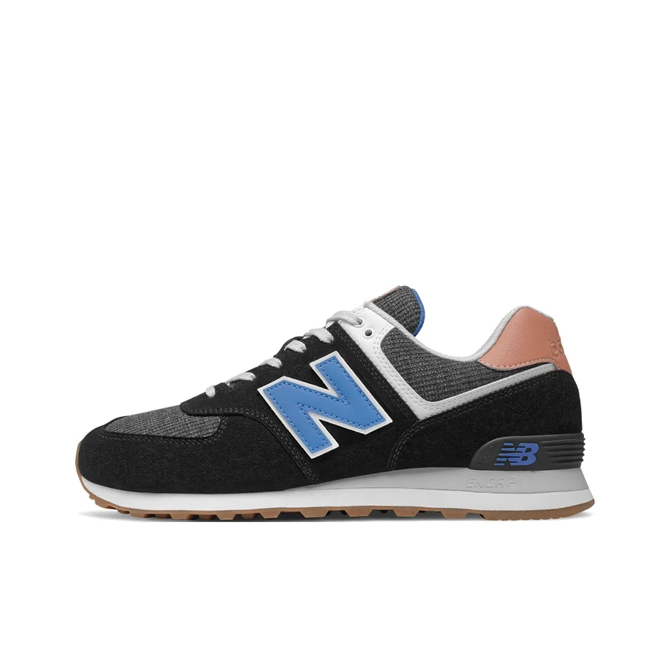 New Balance NB 574 Running Shoes Unisex Low Top Blue Black ML574TYE
