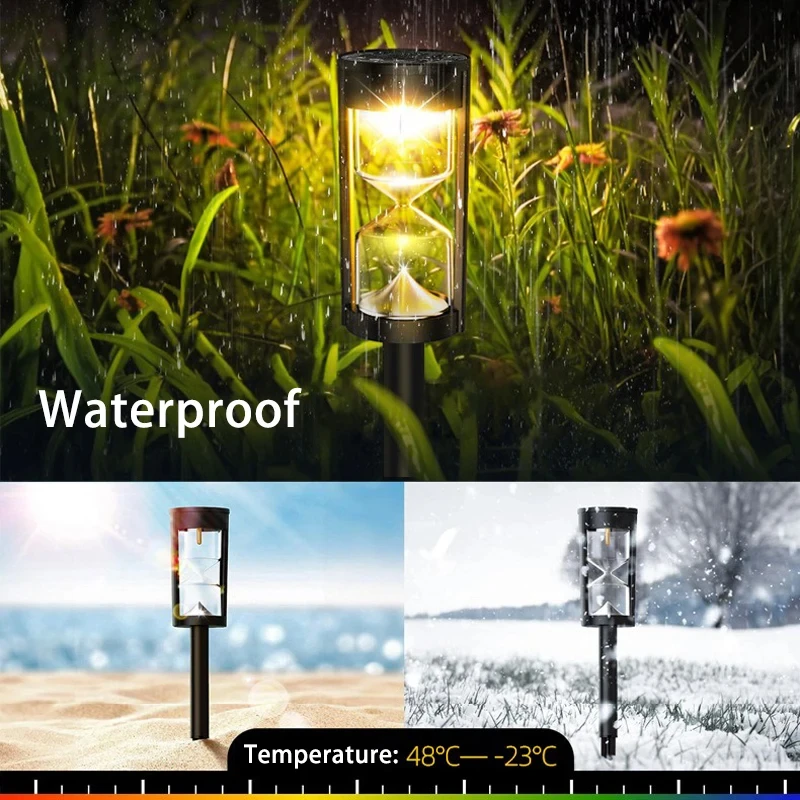 4 Pcs Solar Hourglass Lawn Lam - огляд і ціна Outdoor Lighting And Landscape