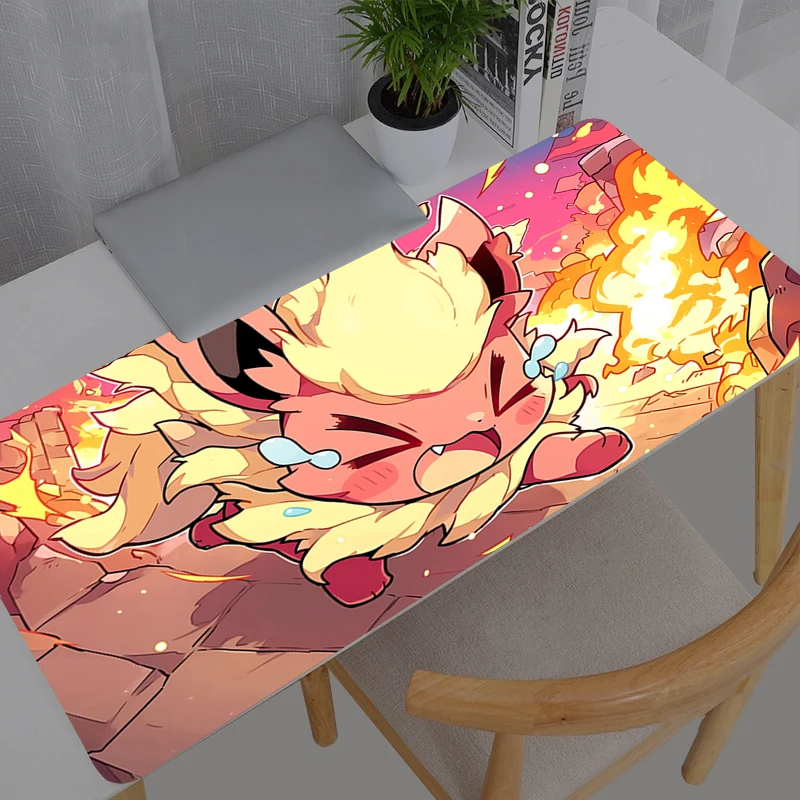 900*400 Large Mouse Pad Office Desk Mats Pokemon Pikachu PC Gaming Durable Accessories XXL Mouse Pad Laptop Keyboard Mat