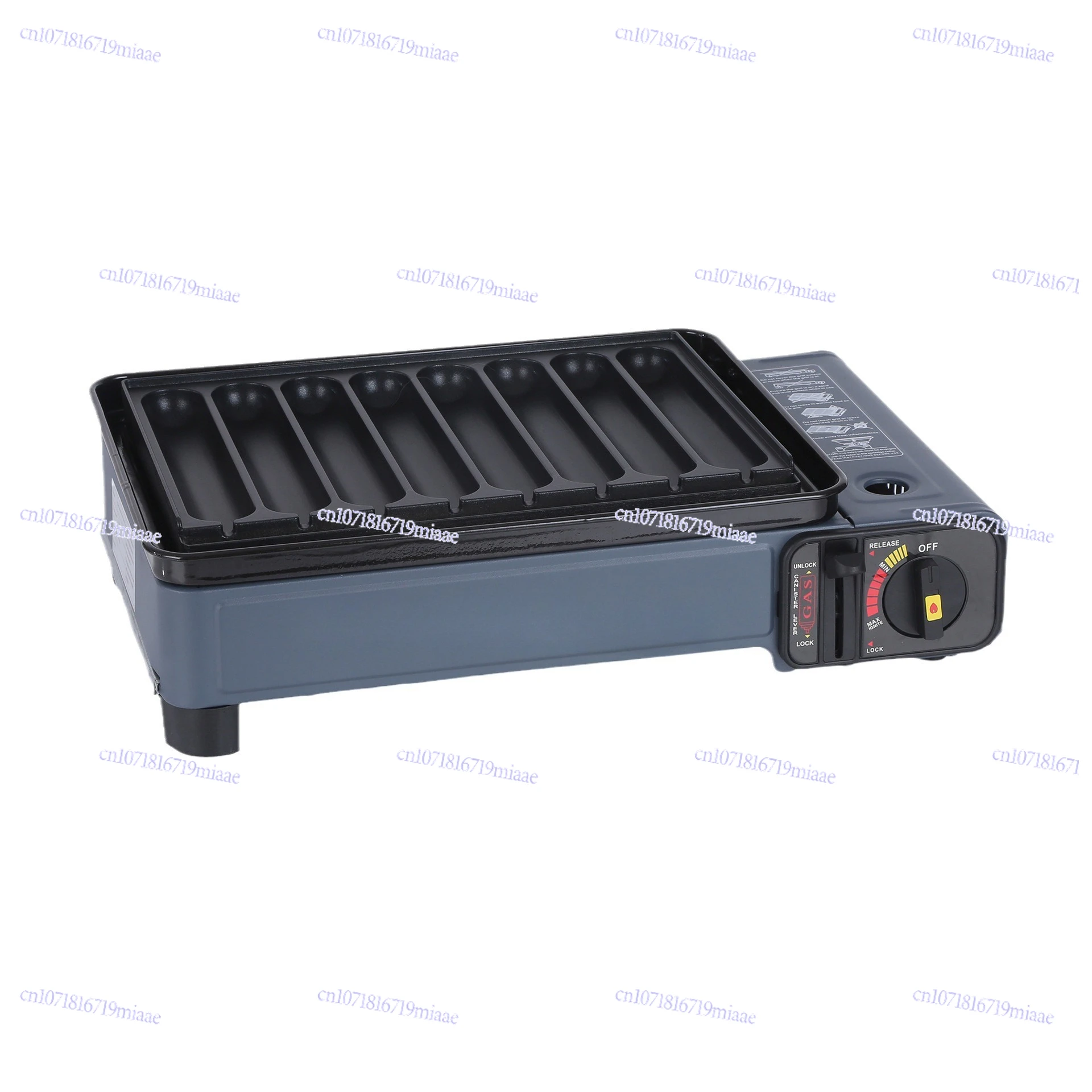 Portable Gas Cassette Stove Outdoor Windproof Barbecue Stove Stall Cassette Stove Starch Sausage Grill Grill Sausage