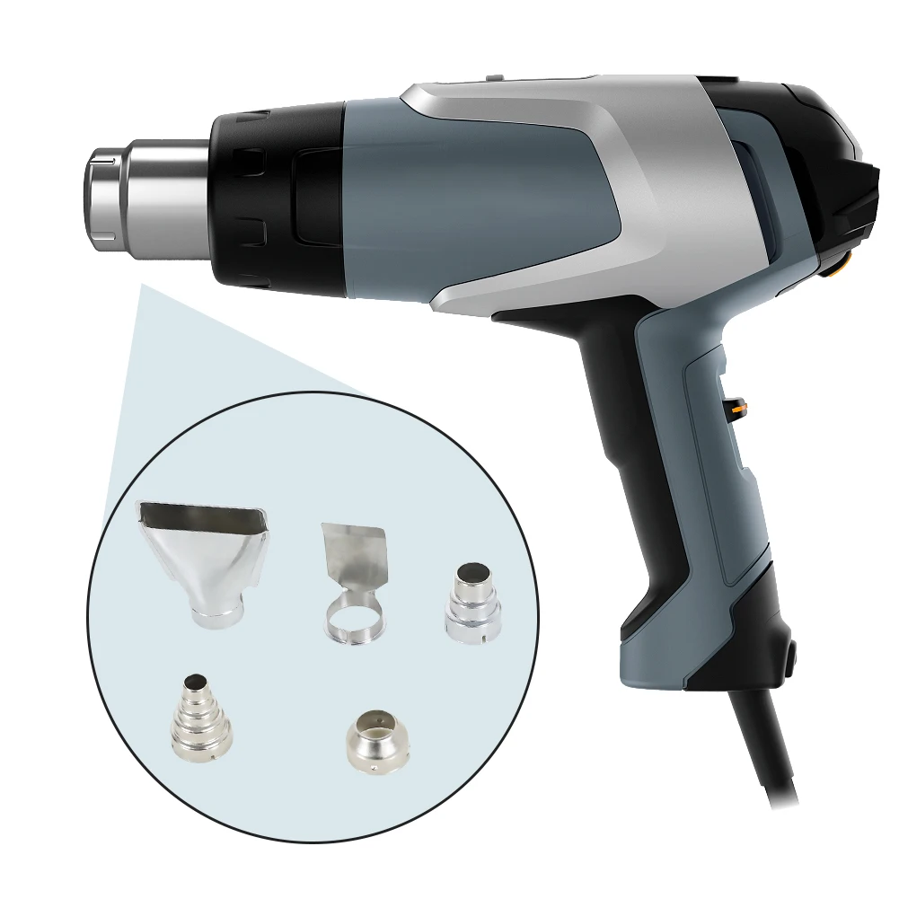 5Pcs/Lot Hot Air Gun Nozzle Heat Gun Welding Nozzles 35mm Stainless Steel Reflector Nozzle for Construction Hair Dryer