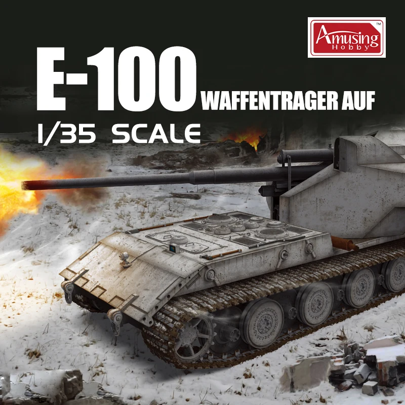 

Amusing Hobby 35A026 1/35 Waffenträger auf E-100 Комплект модели танка в масштабе