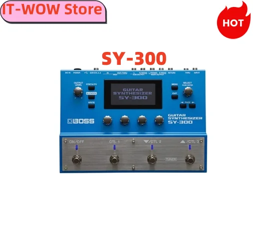 

BOSS SY-300 Guitar Synthesizer Multi-function Effect Pedal for Electric Guitar Bass Guitar Accessories